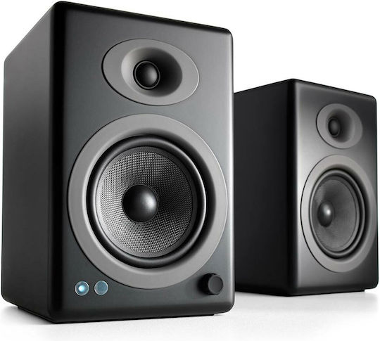 Audioengine A5+ Αυτοενισχυόμενα Ηχεία με Bluetooth 50W (Ζεύγος) Μαύρα