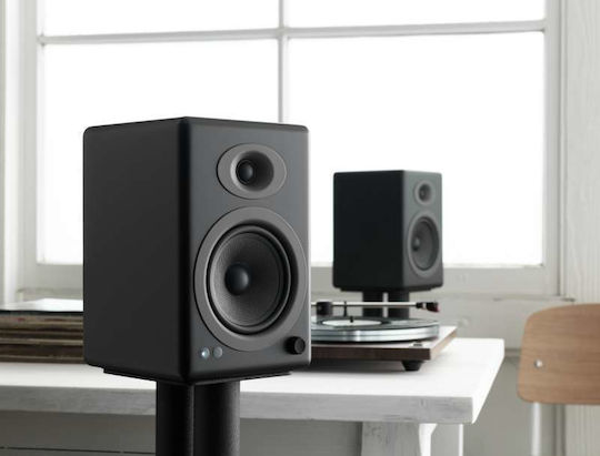 Audioengine A5+ Αυτοενισχυόμενα Ηχεία με Bluetooth 50W (Ζεύγος) Μαύρα