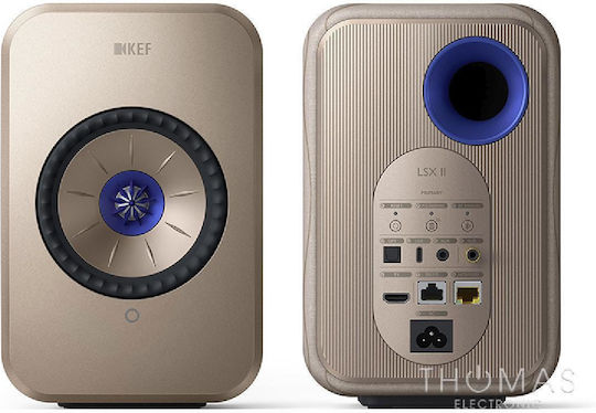 Kef LSX II Αυτοενισχυόμενα Ηχεία με Wi-Fi & Bluetooth 70W Soundwave by Terence Conran Edition