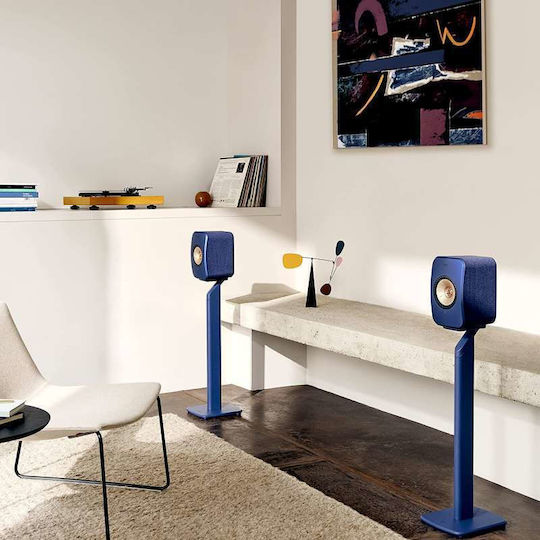 Kef LSX II Αυτοενισχυόμενα Ηχεία με Wi-Fi & Bluetooth 70W Cobalt Blue
