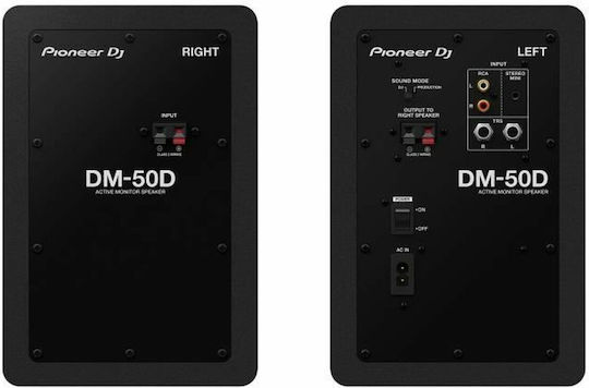 Pioneer DM-50D Boxe Studio Monitor 5" 25W (Pereche) Negre