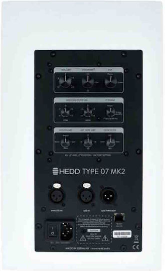 Hedd 07 MK2 Studio Monitor 7" 100W Stück Schwarz