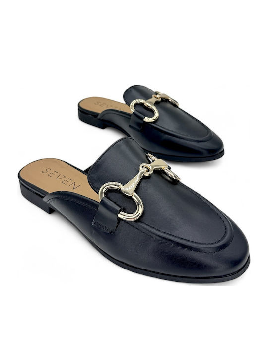 Flat Mules σε Μαύρο Χρώμα