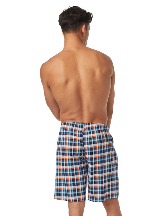 Minerva Men's Summer Pajama Bermuda Green