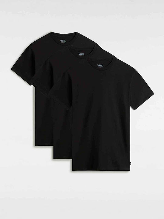 Vans Men's Undershirts Short-sleeved Black 3Pack