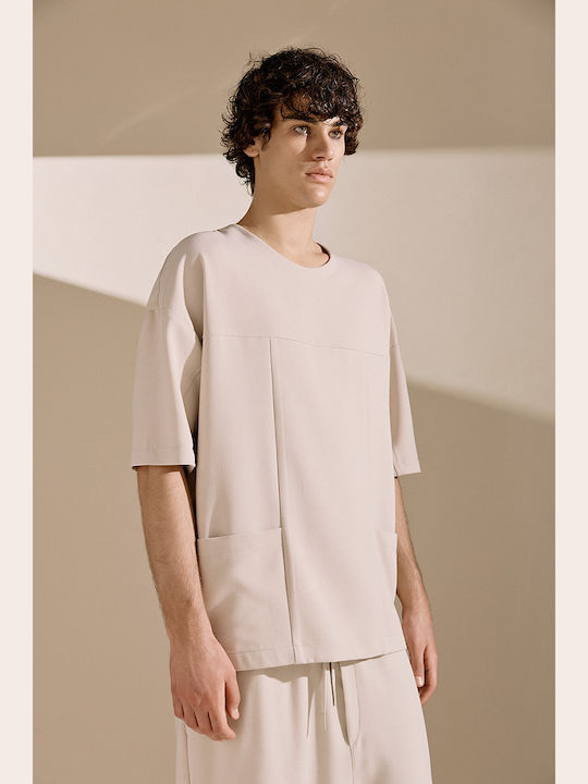 T-shirt Μπεζ