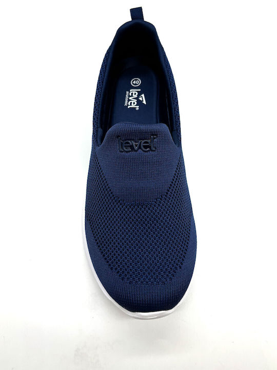 Level Anatomic Ανατομικά Γυναικεία Slip-On Navy Μπλε