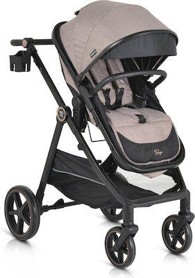 Moni Tokyo Adjustable 2 in 1 Baby Stroller Suitable for Newborn Beige