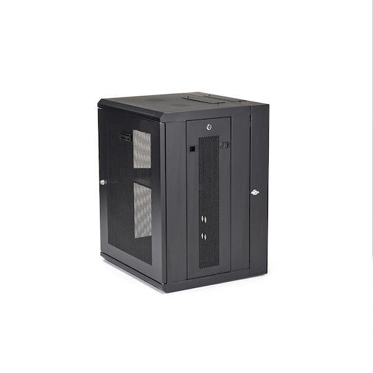 StarTech Επιτοίχια Καμπίνα Rack Μαύρο RK1520WALHM