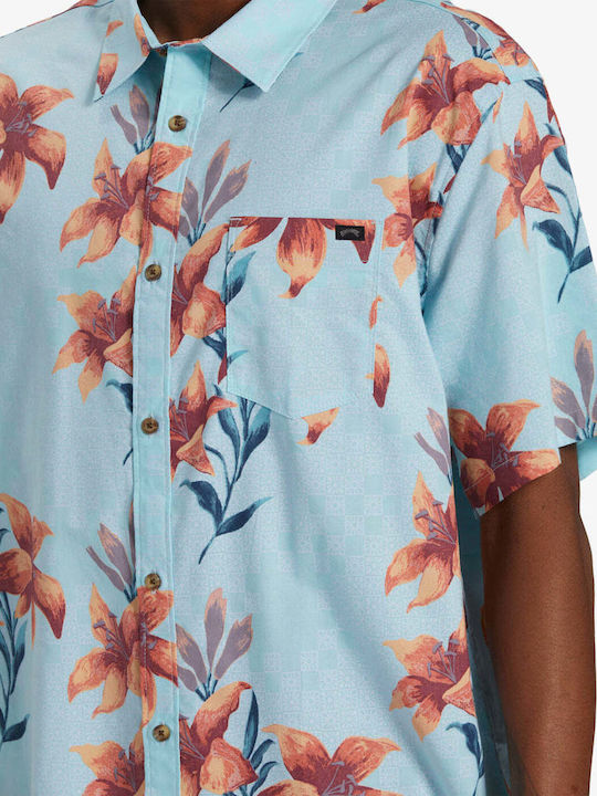 Sundays Short-sleeved Cotton Shirt Floral Splash