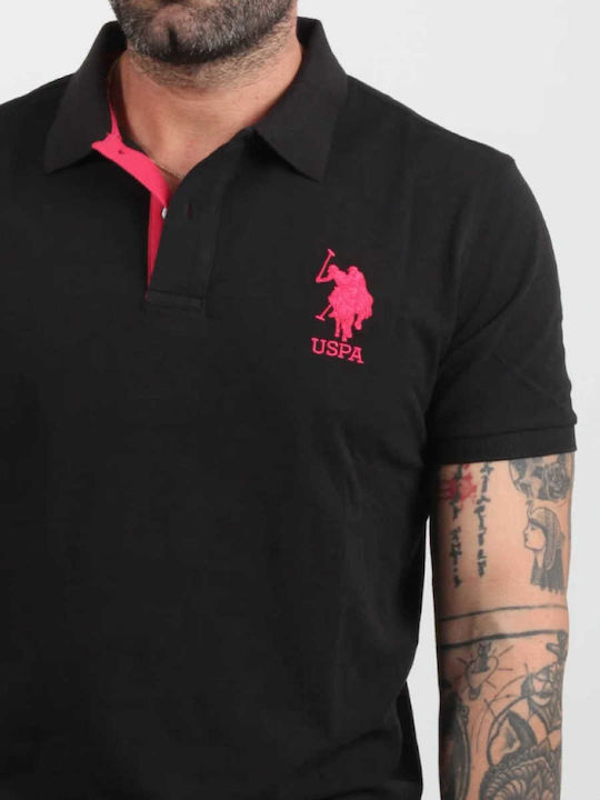 Koru Polo Short Sleeve Blouse Black