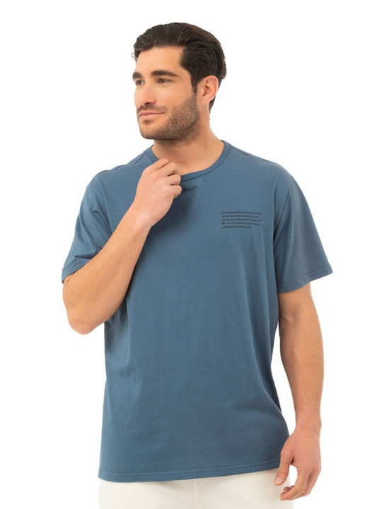 Tricou Blue Grey