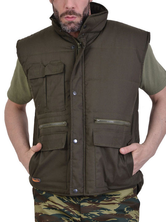 Ergo Men's Safety Vest Khaki