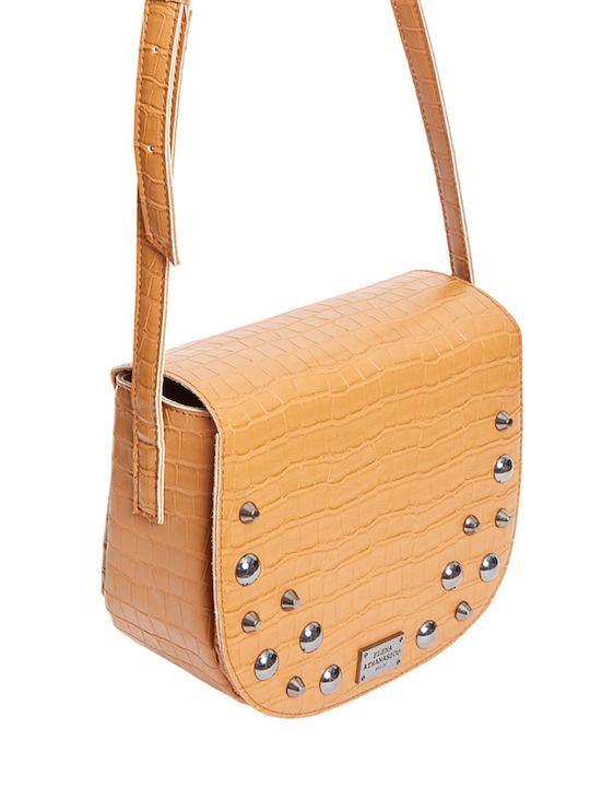 Croco Crossbody Xl Γυναικεία Τσάντα Χιαστί Ταμπά