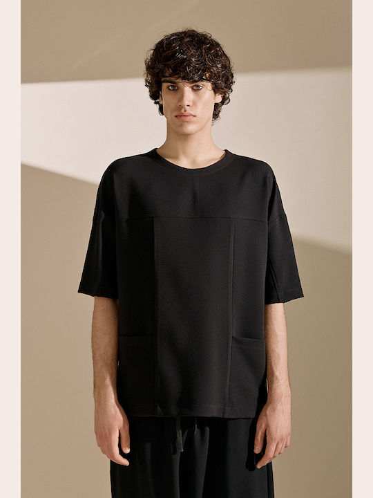 T-shirt Μαύρο