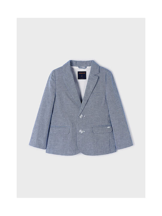 Mayoral Kids Blazer Cyan