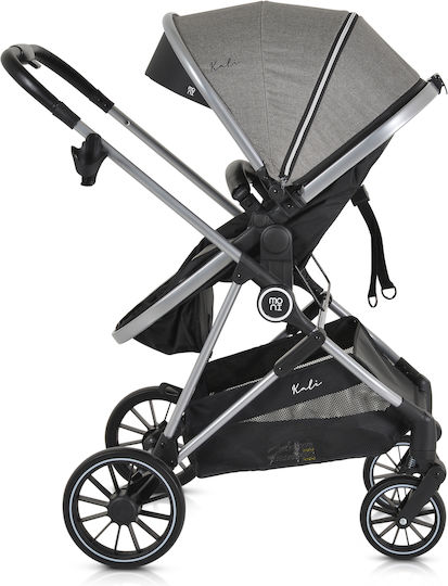 Moni Kali Adjustable 2 in 1 Baby Stroller Suitable for Newborn Grey