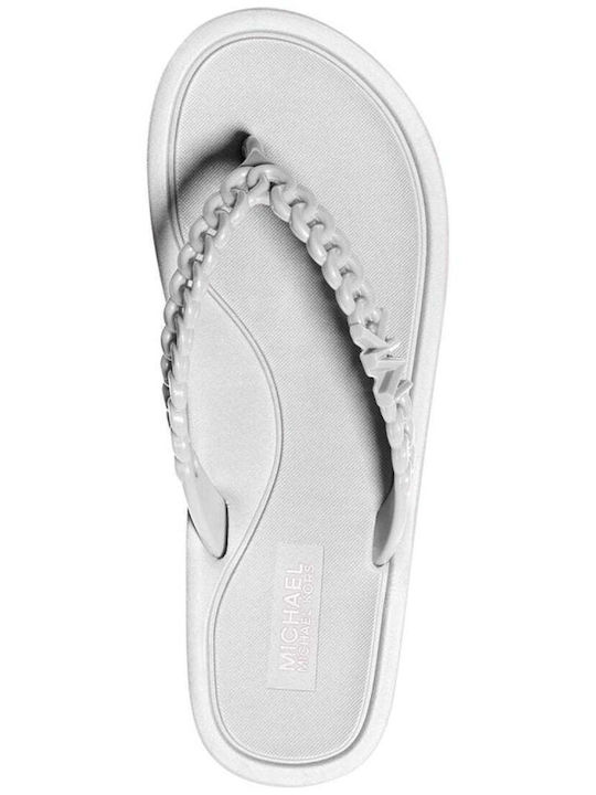 Zaza Platform Flip Flops Σαγιονάρες με Πλατφόρμα σε Λευκό Χρώμα