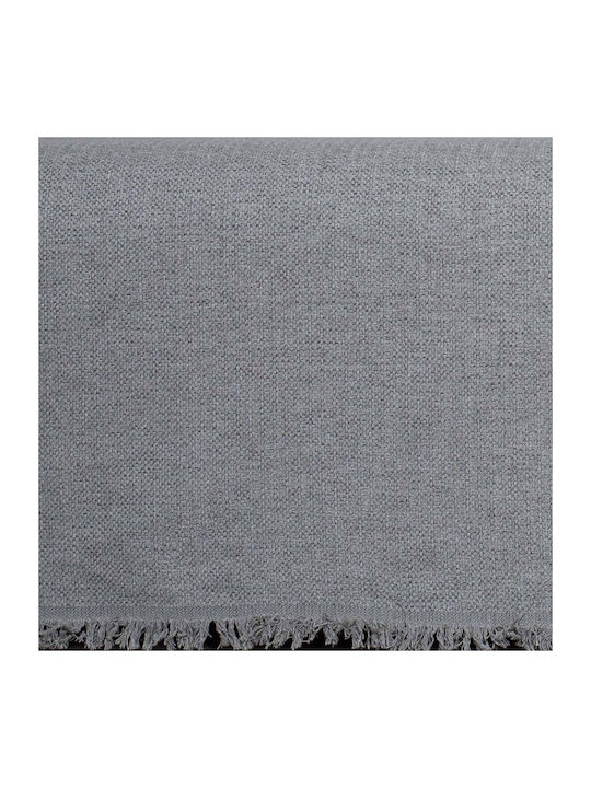 Cotone Ριχτάρι Τριθέσιου Καναπέ Max 170x300εκ. Γκρι