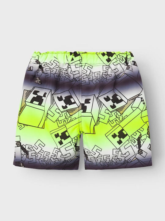 Name It Kids Swimwear Swim Shorts Minecraft Multicolour