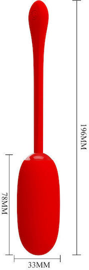 Pretty Love Julius Waterproof-rechargeable Vibrating Egg Red
