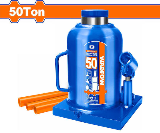 Wadfow Hydraulic Bottle Jack with Lifting Capacity up to 23cm and Weight Capacity up to 50 Tons