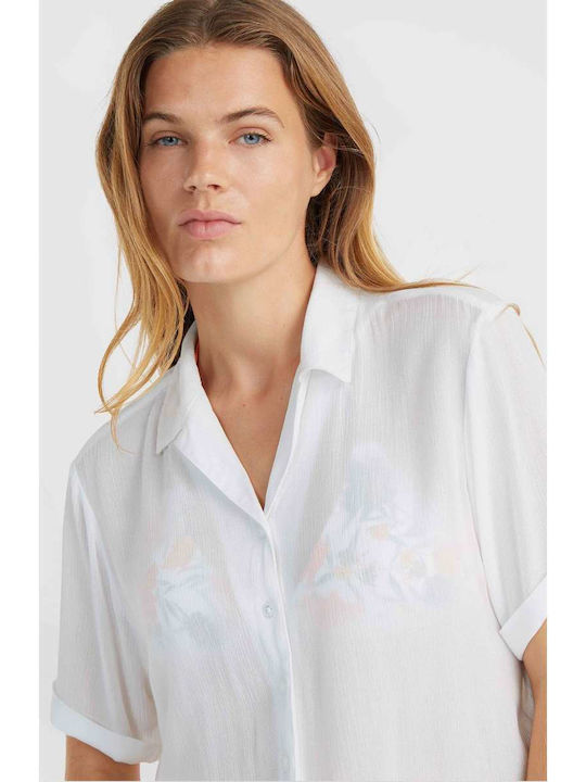 Women's Short Sleeve Shirt White