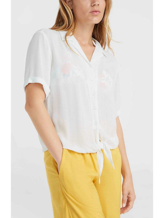 Women's Short Sleeve Shirt White