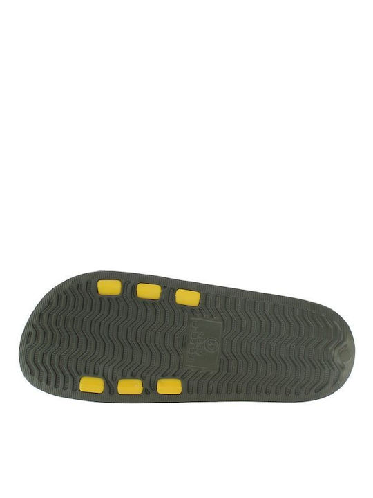 U.S. Polo Assn. Men's Slides Yellow