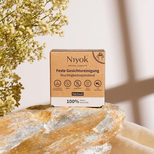Niyok Patchouli Μπάρα Σαπουνιού Καθαρισμού Προσώπου 80gr
