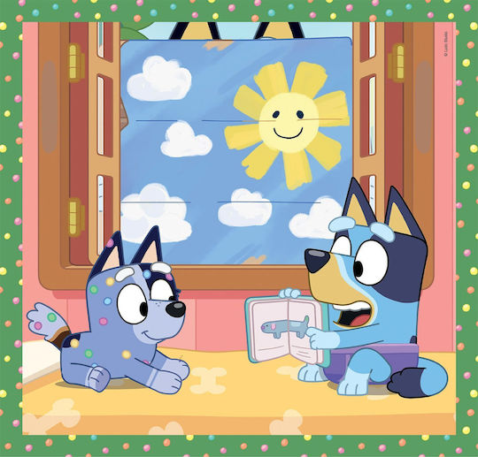 449135 Clementoni Детски пъзел Супер Цвят Bluey 3x48 части