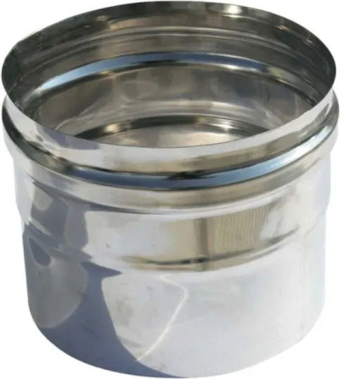 Metallwork Съединител за въздуховод Chimney Pipe Connection Inox 180мм Сребрист