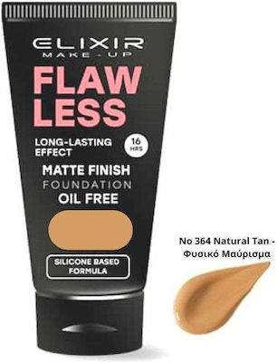 Elixir Matte Finish Liquid Make Up 364 Natural Tan 30ml