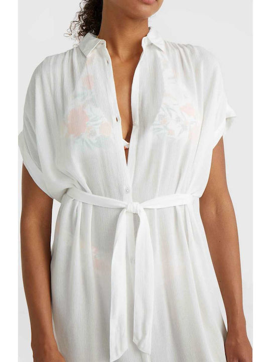 O'Neill Damenbademode Strandkleid Weiß