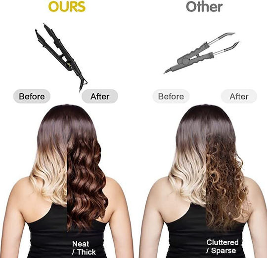Set profesional de extensii de keratină Zola 230 V negru