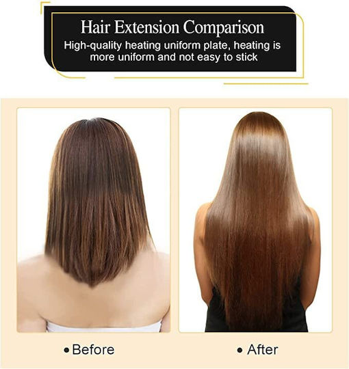 Set profesional de extensii de keratină Zola 230 V negru