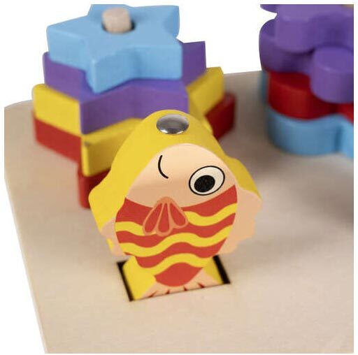 Kruzzel Wooden Fishing Game Fishing For 3+ Years