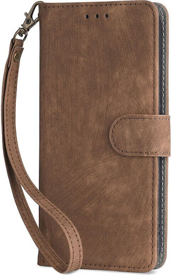 Brush Magnetic Wallet Καφέ (TCL 505)