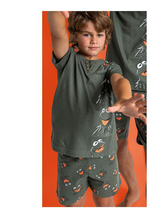 Admas Kinder Schlafanzug Caqui