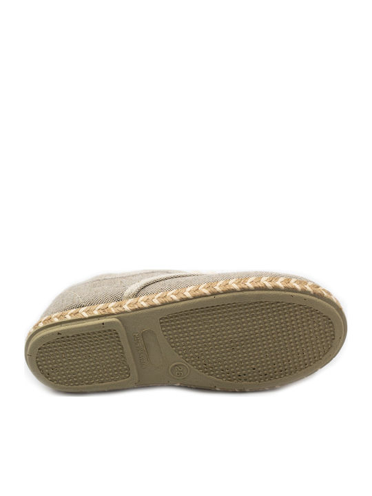 Kids Espradrilles with Laces Beige
