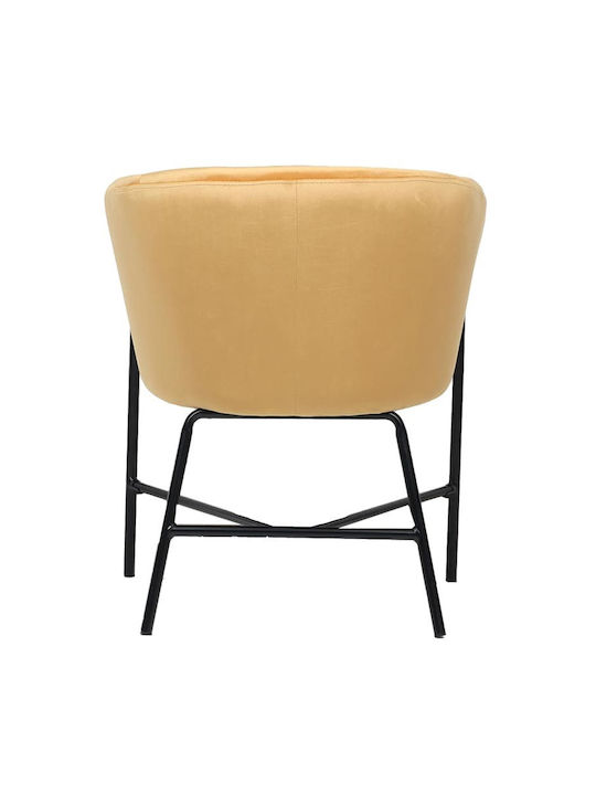 Julia Armchair Yellow 61x57x74cm