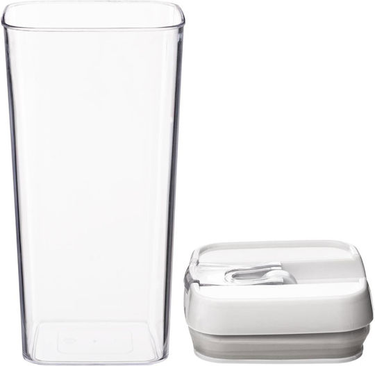 5Five Vază Utilizare Generală cu Capac Plastic Alb 1200ml