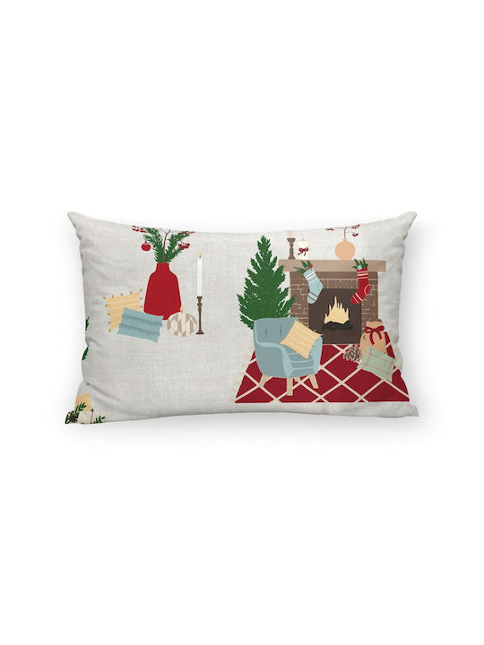 Muaré Christmas Decorative Pillow Multicolour 30x50pcs