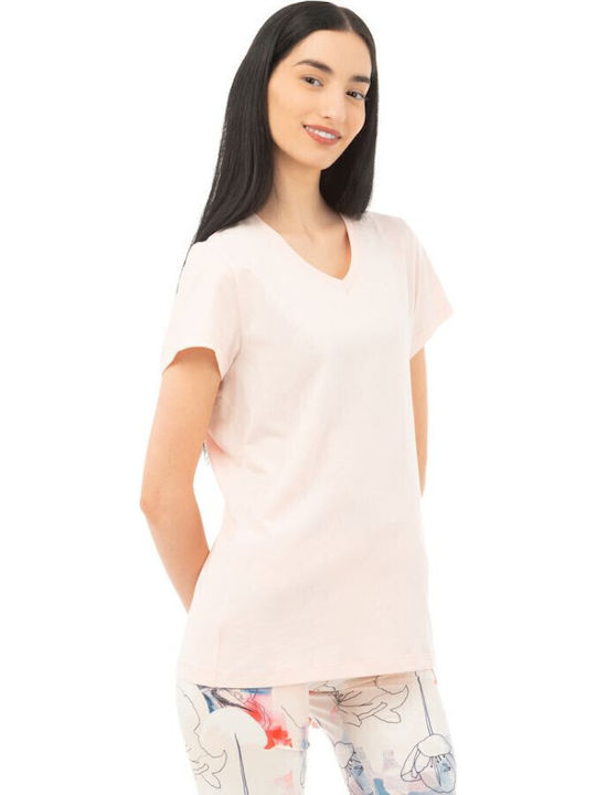 Tricou Damă Roz