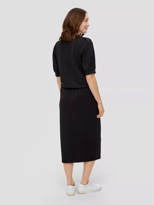 S.Oliver Women's Blouse Short Sleeve Black