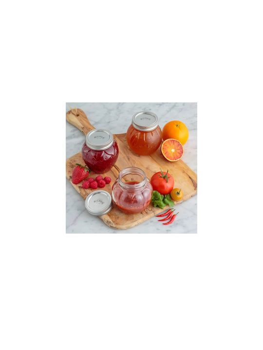 KIlner Kilner Tomato Βάζο Γενικής Χρήσης με Καπάκι Γυάλινο 400ml