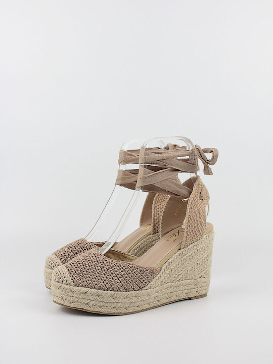 Women's Platform Espadrilles Pink