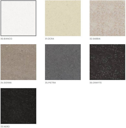 Sanitec Ultra Granite Ένθετος Νεροχύτης Αριστερός από Συνθετικό Γρανίτη Μ86xΠ50cm Nero