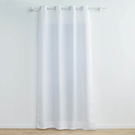 Douceur d'Intérieur L-c Zeline mit Grommets Weiße 140x260cm
