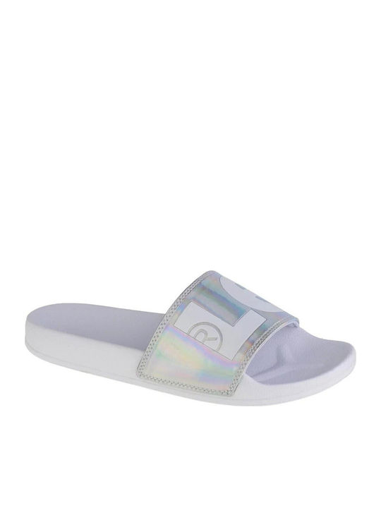 June Slides σε Ασημί Χρώμα
